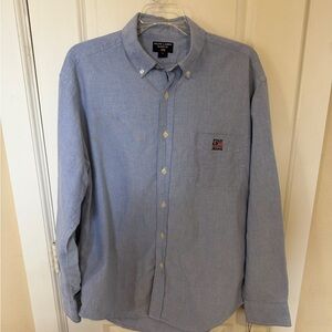 Ralph Lauren Men's Blue Casual Button Down Shirt